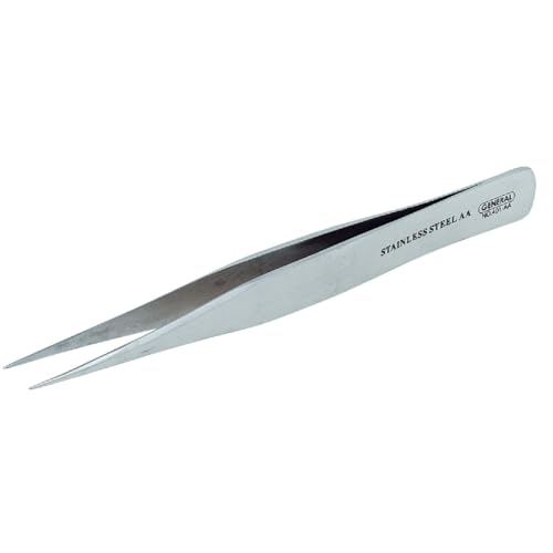 General Tools 401AA Boley Pattern Precision Tweezers, 5" - Image 1
