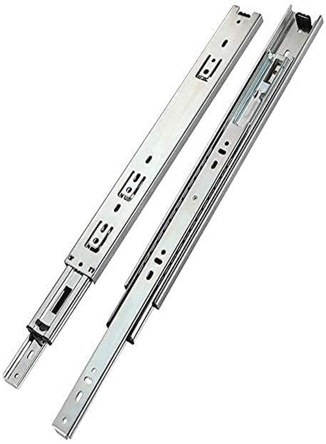 ATULUX Drawer Channel Runner with Telescopic Channel, Pair 1 Length 8" Drawer Mechanism Full Extension Ball Bearing for Wooden and Metal Drawers in Kitchen, Wardrobe - Image 1