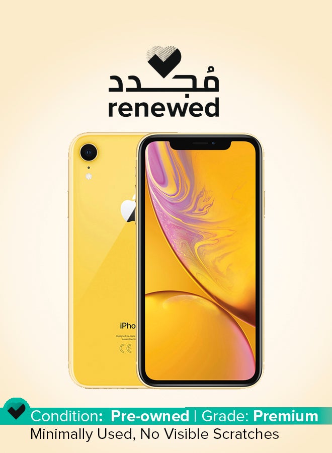 Apple Renewed - iPhone XR 64GB Yellow 4G With Facetime - International Version - Image 1