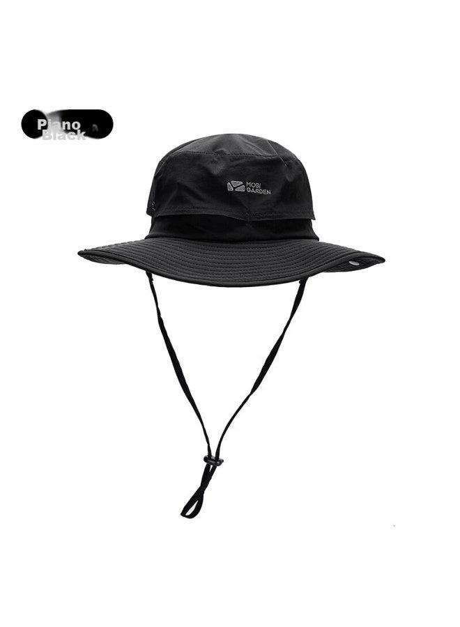 Mobigarden Outdoor Water-resistant Sun Protection Hat, Sun Visor, Hiking Cap, Fishing Hat, Nx20108003, Piano Black - Image 2