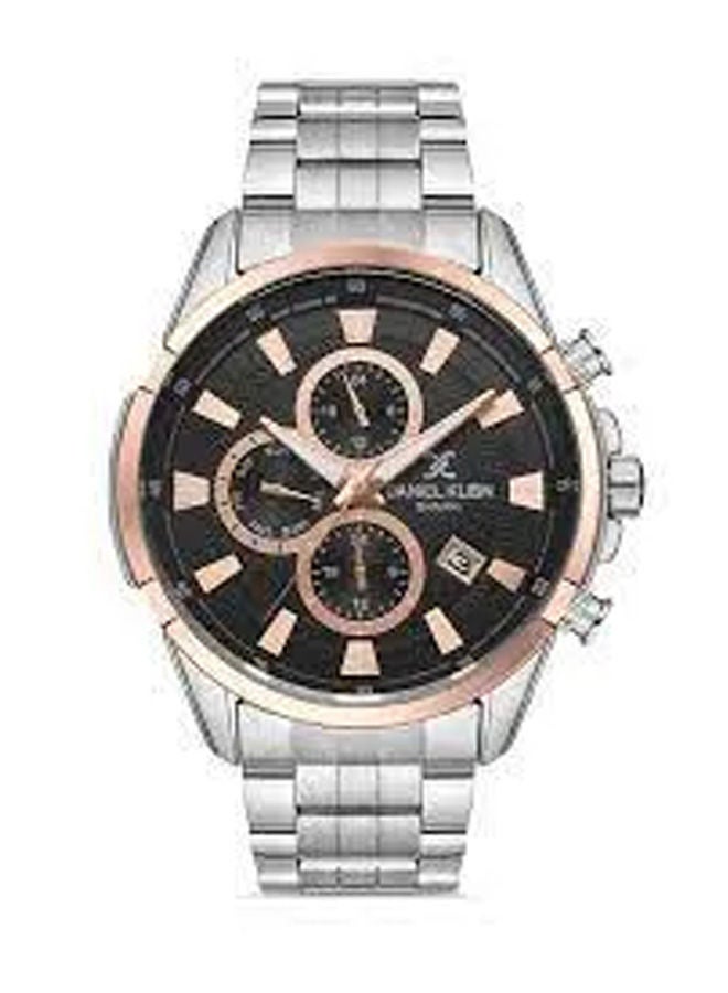 DANIEL KLEIN ساعة كرونوغراف من الفولاذ المقاوم للصدأ DK.1.13103-4 - Image 1