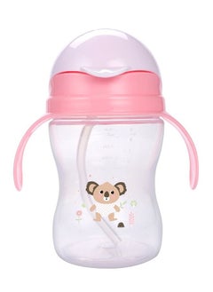 Generic Baby Sippy Cup With Handle Pink 260ml  - Image 1