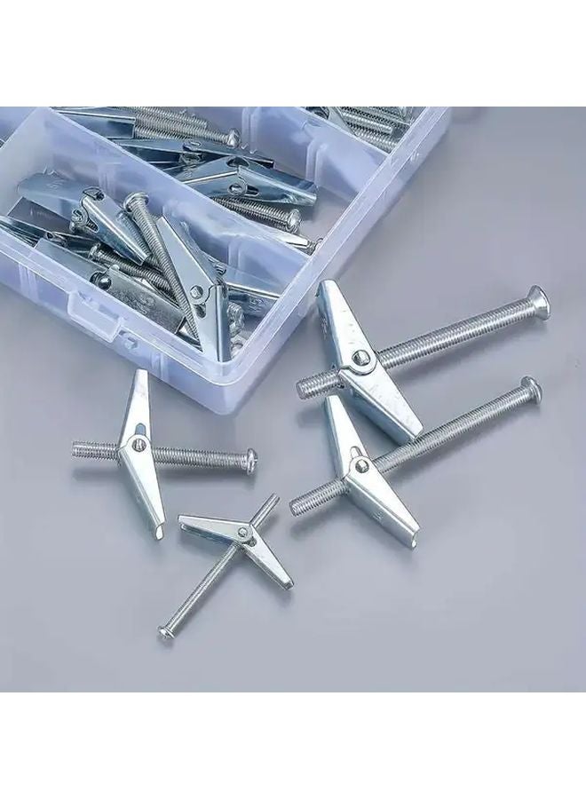 24 Pcs Heavy Duty Anchor Bolt and Threaded Rod Set with Wall Anchors for Home Hanging Pictures Curtains Shelves - Image 3