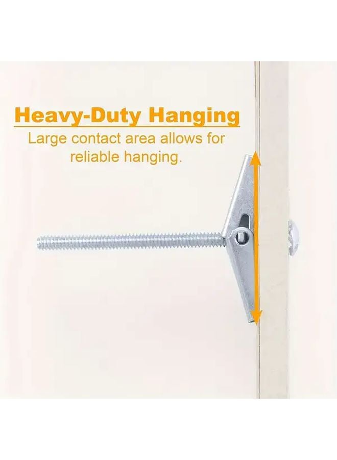 24 Pcs Heavy Duty Anchor Bolt and Threaded Rod Set with Wall Anchors for Home Hanging Pictures Curtains Shelves - Image 2
