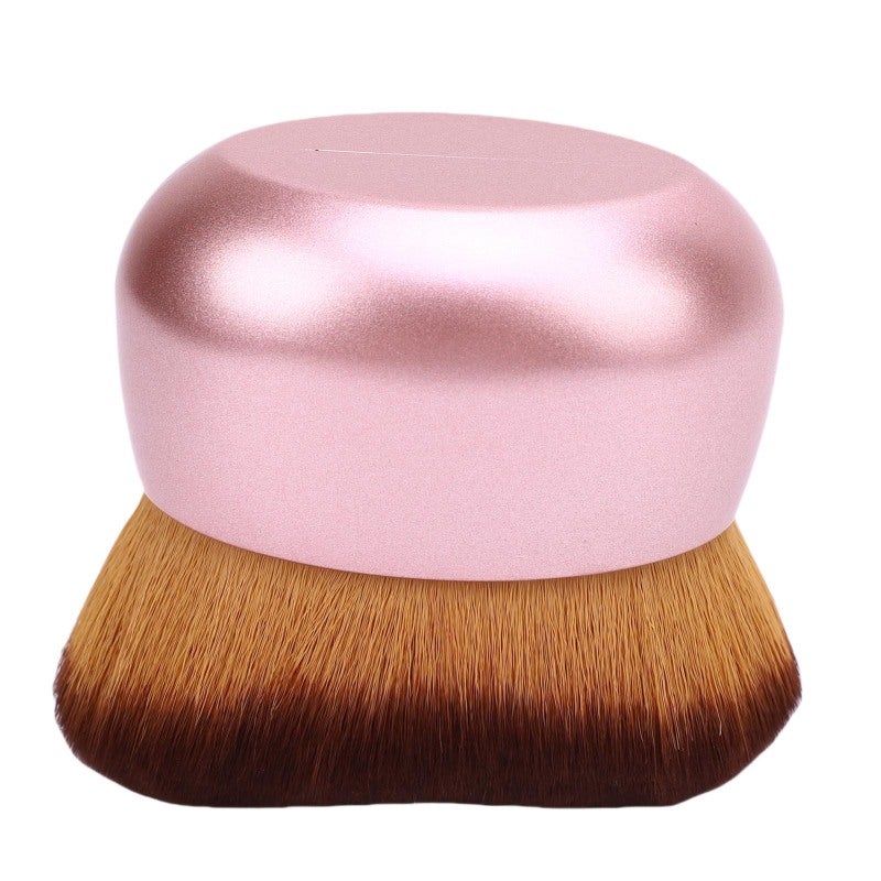 Self Tanner Brush: Rose Golden Wave Shaped Head - High Density Soft Shed-Free Hair, Travel Friendly Self Tanning Applicator for Home and On-The-Go Tanning - Image 2