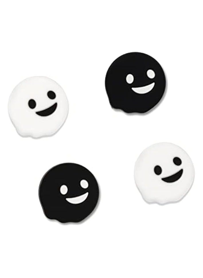 بروماس قبعات قبضة الإبهام اللطيفة، متوافقة مع نينتندو سويتش آند سويتش لايت فقط، غطاء عصا التحكم السيليكون الناعم، 4 قطع [لعبة فيديو] - Image 1