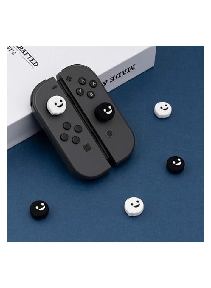 بروماس قبعات قبضة الإبهام اللطيفة، متوافقة مع نينتندو سويتش آند سويتش لايت فقط، غطاء عصا التحكم السيليكون الناعم، 4 قطع [لعبة فيديو] - Image 5