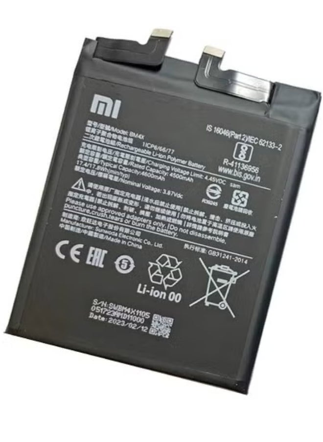 Original Replacement Battery for Xiaomi Mi 11 / 11T – High Quality Black Internal Power Cell for Long-Lasting Performance | Safe & Reliable Smartphone Battery with Perfect Fit | Durable Lithium-Ion Battery for Daily Heavy Use | OEM Specification