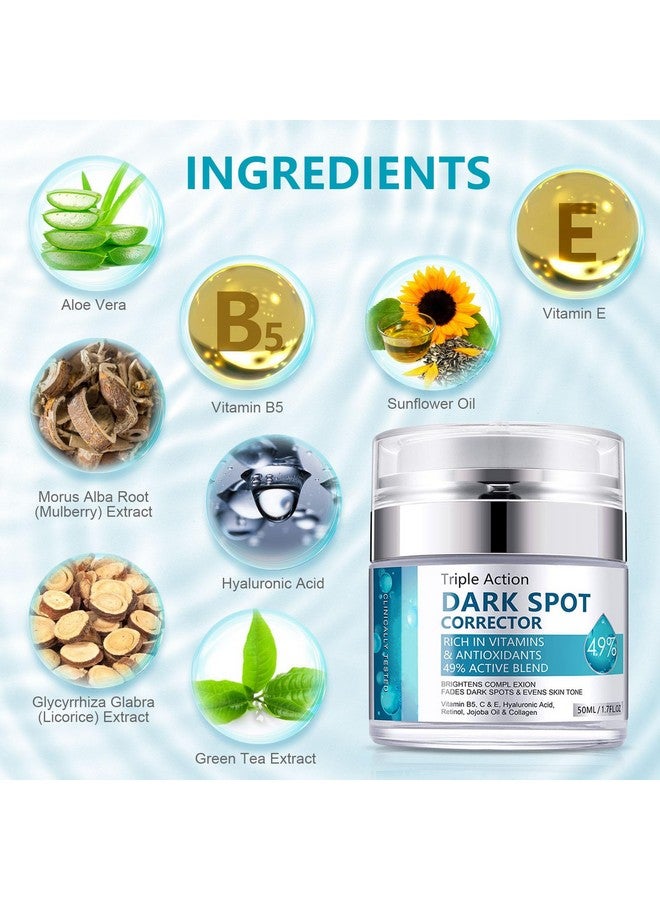 Rosarden Dark Spot Remover For Face And Body Dark Spot Corrector Cream Dark Spot Corrector Cream For Age Spot Blemish Spot Melasma Freckle Sun Spots Remover & Blemish Reducer For Women Men - Image 2