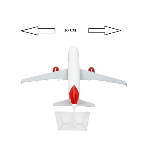 Toytle Air India A320 1:400 Scale Diecast Metal Aircraft Model – 16cm Premium Collectible Airplane for Kids & Adults - Image 3
