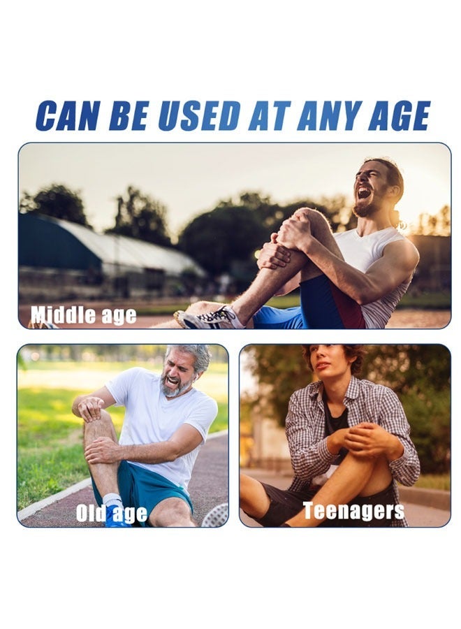 سوميفون مرهم تخفيف آلام مفصل الركبة - جل بارد لعلاج التهاب الأوتار وكريم لعلاج القدم والمفاصل والعظام، كريم الغضروف الزليلي 3 قطع - Image 4