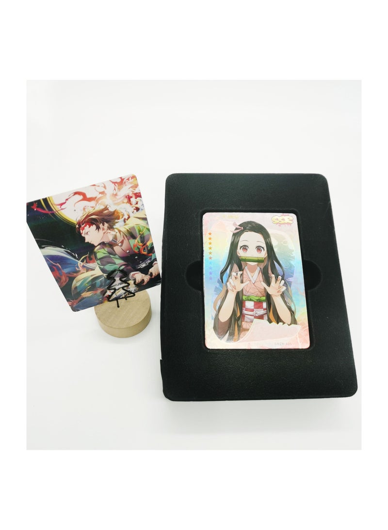 EHOME 45-Pcs Comic Ghost Slayer: Blade Flash Card Laser Card Gift Box for Fans Support Collection  - Image 1