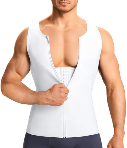 TAILONG Men Compression Shirt for Body Slimming Tank Top Shaper Tight Undershirt Tummy Control Girdle - Image 1