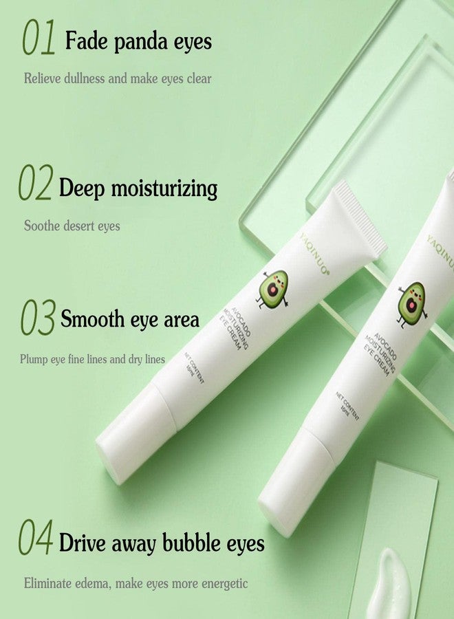 gcdat Avocado Hydrating Eye Cream Elastic Moisturizing Eye Cream Remove Pouches Dark Circles Anti-Wrinkle Diminishing Eye Lines Lifting Firming - Image 5