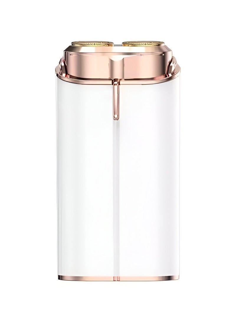 VIO Double Headed Mini Facial Women Hair Remover Eyebrow Trimmer Rechargeable Painless Precision Lipstick Style Razor Epilator with LED Light for Facial Body Hair Shaver for Lips Nose Chin Face - Image 5