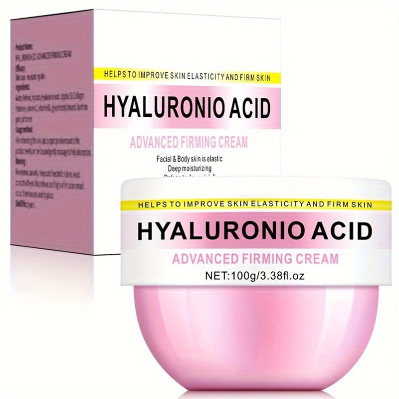 Grospe Hyaluronic Acid Moisturizer Hyaluronic Acid Advanced Firming Face Cream Skin Tightening Cream For Body  Day and Night Facial Skin and Body Care AntiAging Anti Wrinkle Cream338 Fl oz
