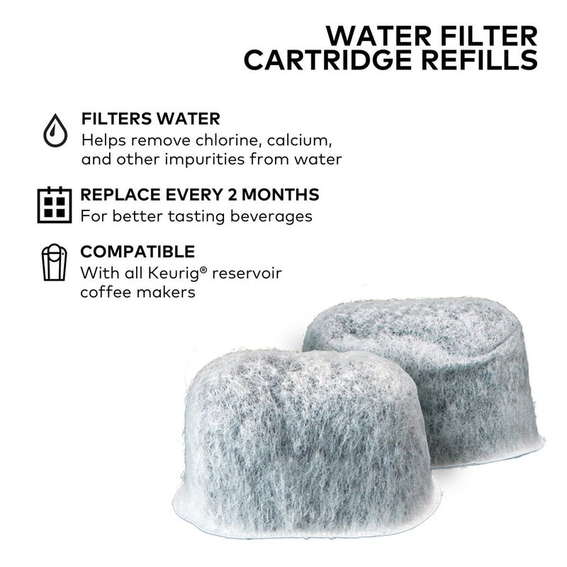 Keurig Water Filter Refill Cartridges, Replacement Water Filter Cartridges, Compatible with 2.0 K-Cup Pod Coffee Makers, 6 Count - Image 3