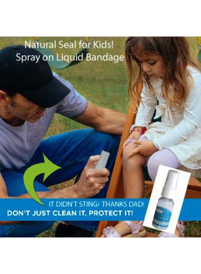 KeriCure Kids Spray on Bandage, Natural Seal Liquid Bandage for Kids, Sting Free, 1oz Spray, Moisturizing, Soothes, Seals and Protects Skin, Woman Owned Small Business - Image 3