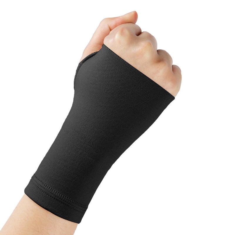 OFFCUP Gants de Soutien du Pouce, Orthèse Poignet-Pouce, Orthèse de Poignet, Respirant Gant Sans Doigts pour Soulager les Douleur de Articulaire du Pouces et du Poignets, Unisexe (L, Teint) - Image 1
