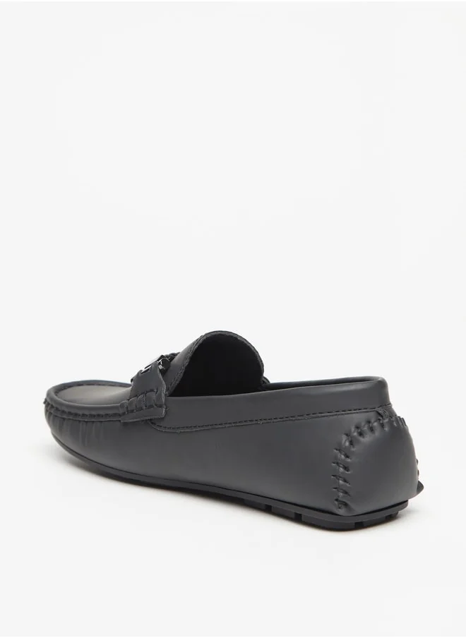 ال بي ال من شو اكسبرس Boy's Solid Slip-On Loafers With Rope Detail Ramadan Collection