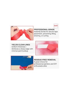 KLAPiT KLAPiT Waterproof Masking Tape 1 Inch X 50m X 2Pc, Multipurpose Painters & Paper Washi Tape for Home, Office, Automotive, Art & Crafts  - Image 4