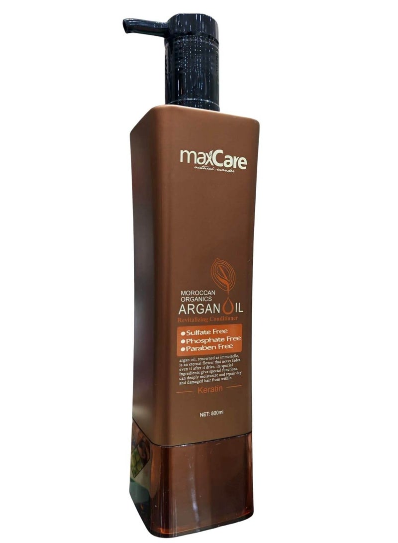 moroccan organics revitalizing Conditioner 800 ml sulfate free silicon free paraben free