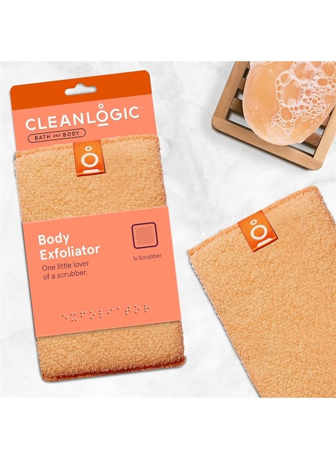 cleanlogic Small Exfoliating Body Scrubber, 1 Count - Image 2