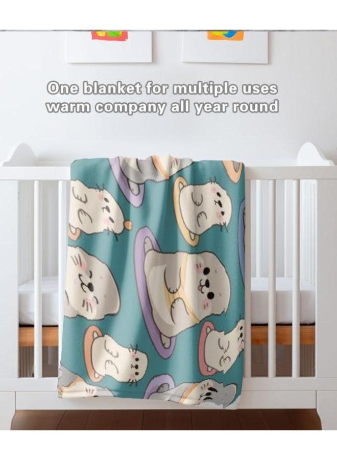 general Children's or student cartoon flannel thin blanket (warm and comfortable, suitable for sleep, games) 100cm*150cm - Image 4