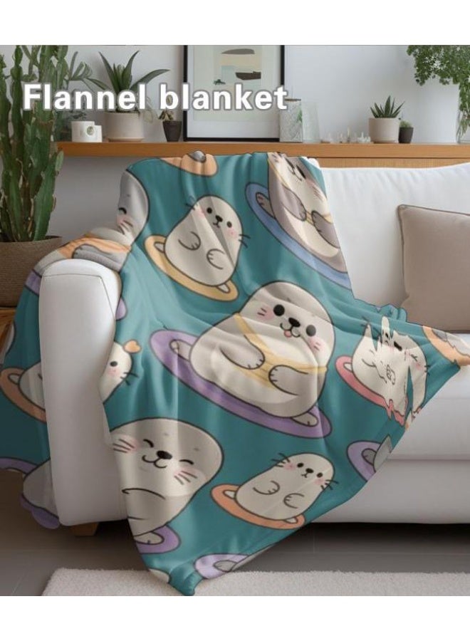 general Children's or student cartoon flannel thin blanket (warm and comfortable, suitable for sleep, games) 100cm*150cm - Image 5