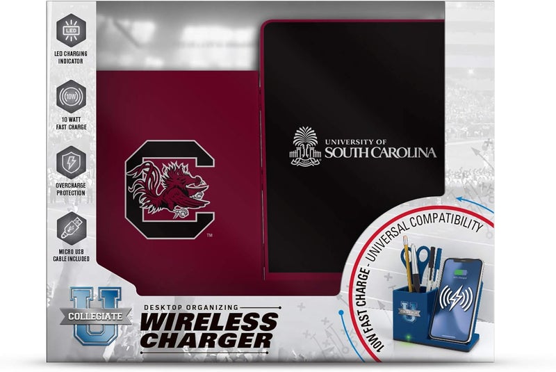 SOAR NCAA Unisex Cell Phone Wireless Charging Stand and Desktop Organizer - Image 3