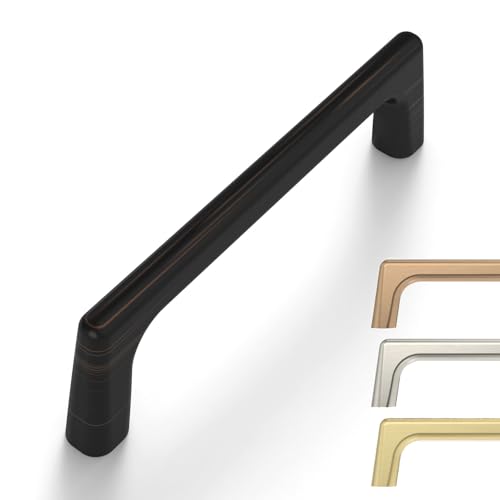 9BUILD 10 Pack Oil Rubbed Bronze Cabinet Pulls 375 Inch Kitchen Cabinet Handles Cabinet Hardware Kitchen Handles for Cabinets Cupboard Handles Bronze Kitchen Pulls Drawer Handle - Image 1