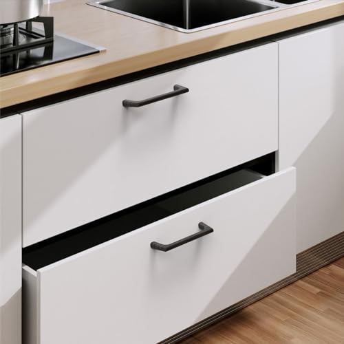 9BUILD 10 Pack Oil Rubbed Bronze Cabinet Pulls 375 Inch Kitchen Cabinet Handles Cabinet Hardware Kitchen Handles for Cabinets Cupboard Handles Bronze Kitchen Pulls Drawer Handle - Image 3