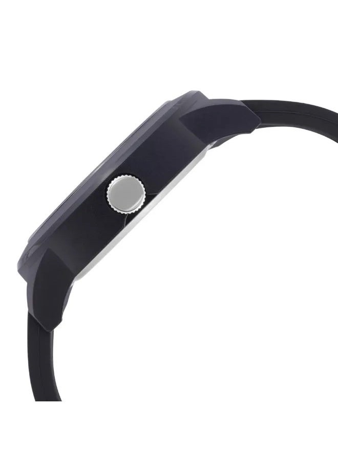 fastrack - Fastrack Space Rover Quartz Analog Unisex Watch With Black Dial Black Colour Silicone Strap - Image 1