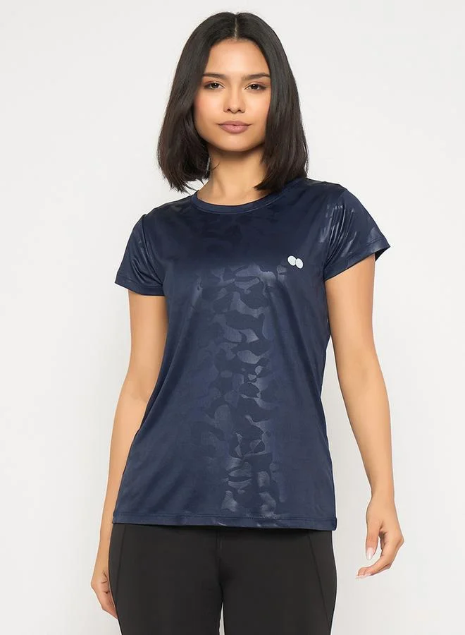 كلوفيا تيشيرت كحلي بقصة مريحة