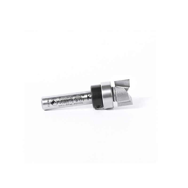 Amana Tool - 45460-S Carbide Tipped Flush Trim Plunge Template 1/2 Dia x 1/4" Sh - Image 4
