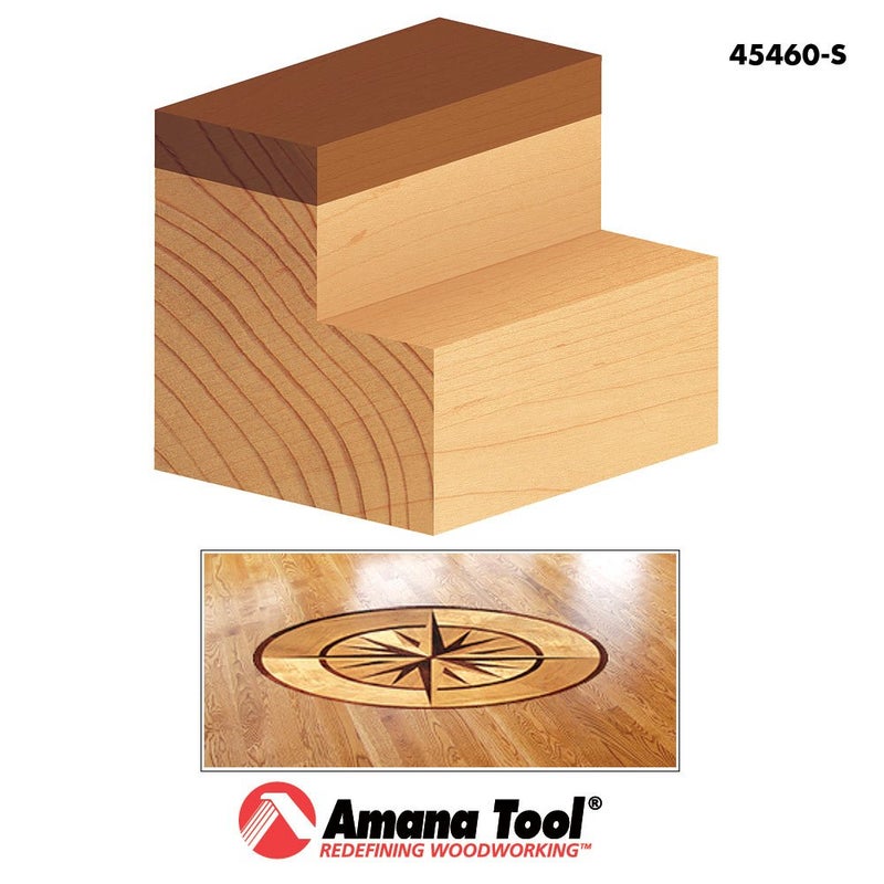 Amana Tool - 45460-S Carbide Tipped Flush Trim Plunge Template 1/2 Dia x 1/4" Sh - Image 5