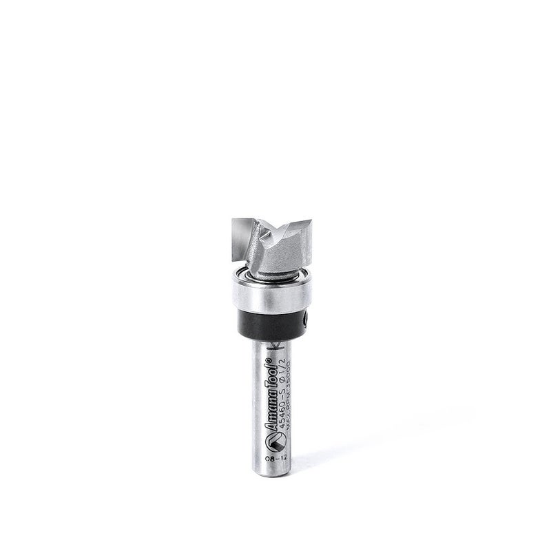 Amana Tool - 45460-S Carbide Tipped Flush Trim Plunge Template 1/2 Dia x 1/4" Sh - Image 1