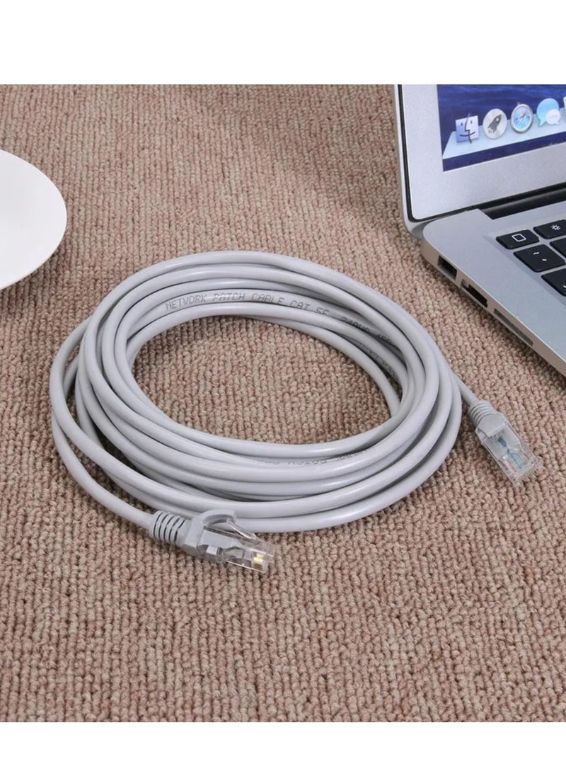Generic - Ethernet Cable High-Speed RJ45 Internet Cable LAN Network Wire Internet Lead Cord Router Computer Cable-10M - Image 1