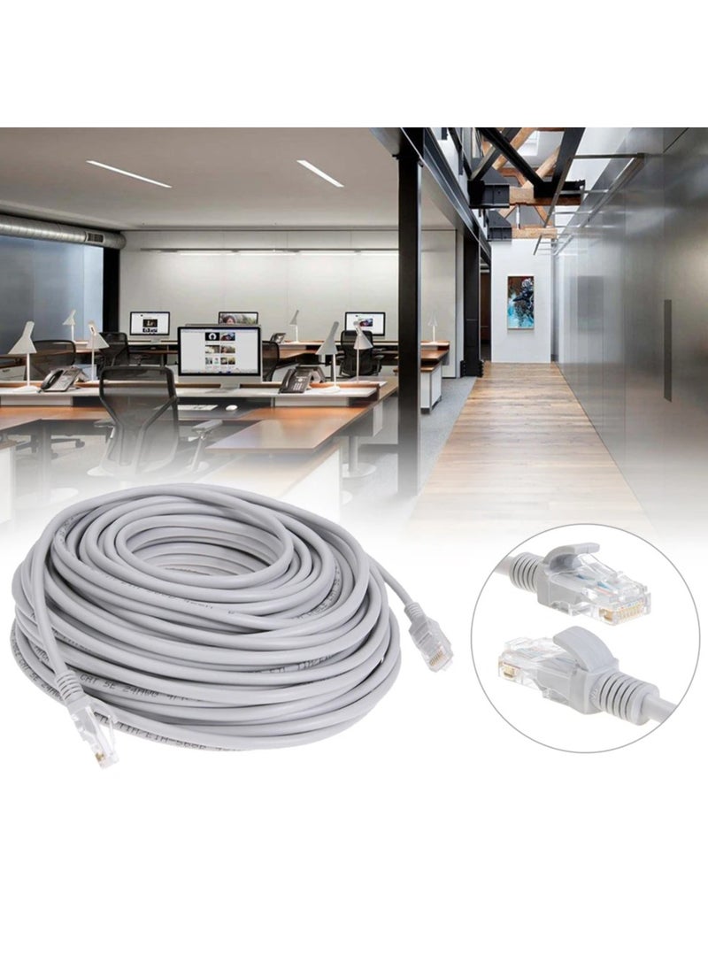 Generic - Ethernet Cable High-Speed RJ45 Internet Cable LAN Network Wire Internet Lead Cord Router Computer Cable-10M - Image 1