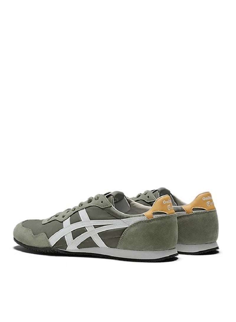 Onitsuka Tiger Serrano Men And Women Causal Athlesiure/Colorblock Sneakers Shoes Green/White  - Image 3