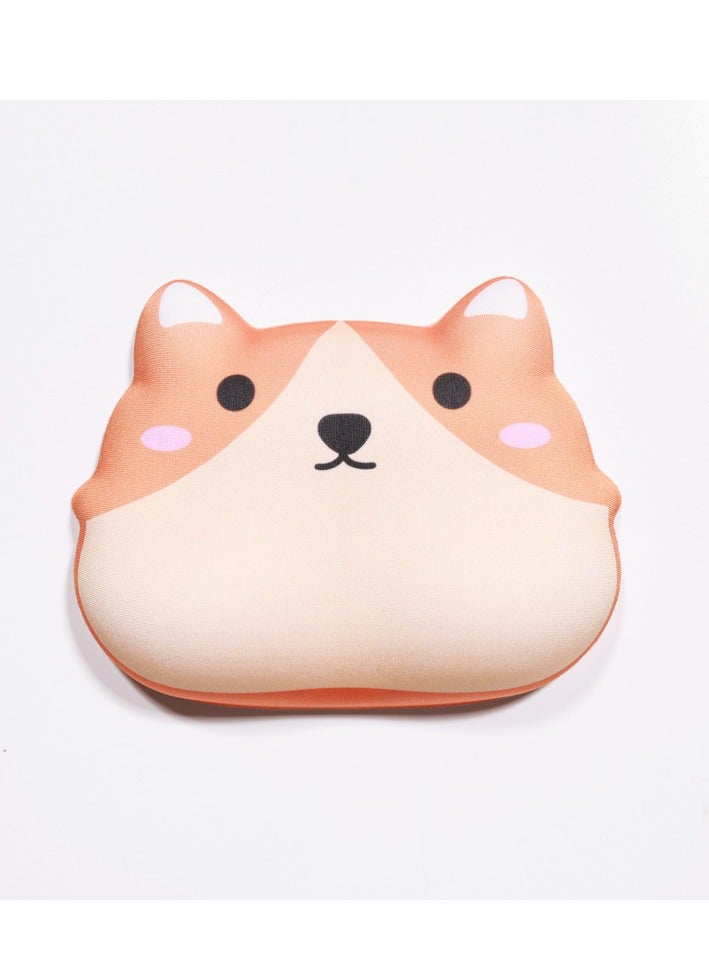 General Mouse Pad, Wrist Guard Silicone Wrist Support Cute Cartoon Office Wrist Set Non-Slip Pad  - Image 1
