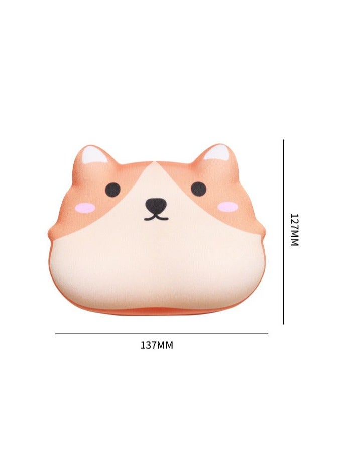 General Mouse Pad, Wrist Guard Silicone Wrist Support Cute Cartoon Office Wrist Set Non-Slip Pad  - Image 4