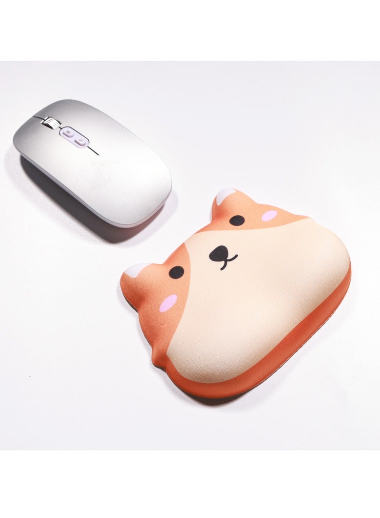 General Mouse Pad, Wrist Guard Silicone Wrist Support Cute Cartoon Office Wrist Set Non-Slip Pad  - Image 2