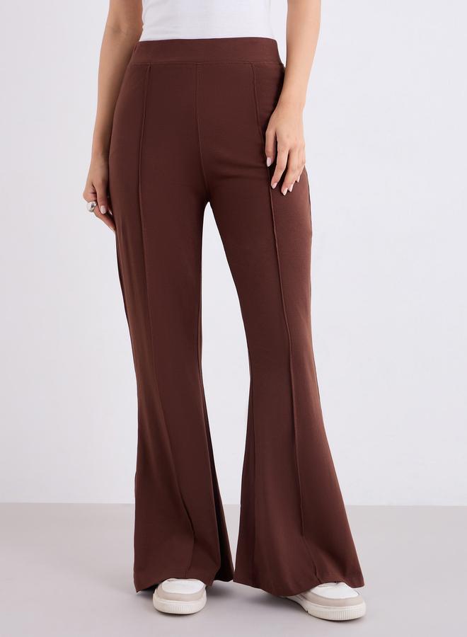 ستايلي بنطال محبوك واسع من الأسفل - Image 3