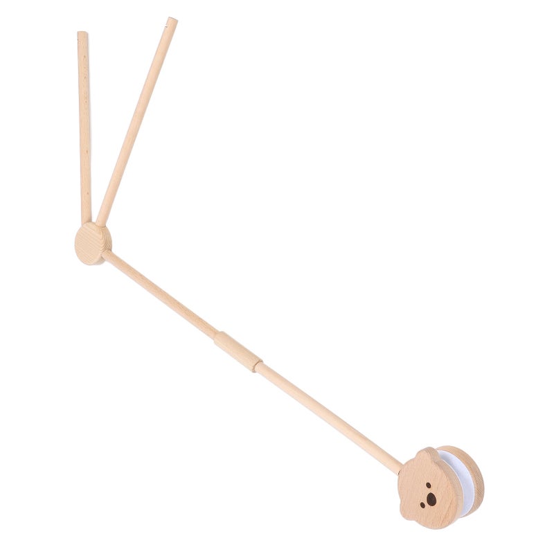Baby Crib Mobile Arm Wooden Holder Mobile Hanging Attachment Gender Neutral Stuff - Image 3