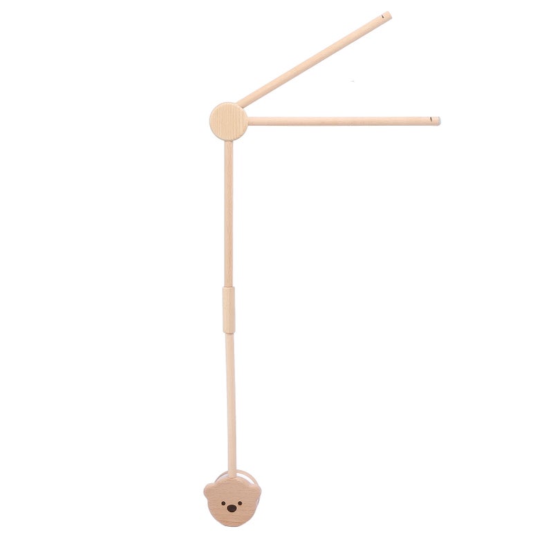 Baby Crib Mobile Arm Wooden Holder Mobile Hanging Attachment Gender Neutral Stuff - Image 2