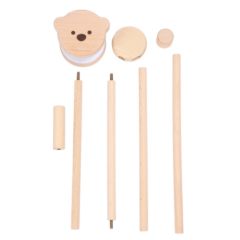 Baby Crib Mobile Arm Wooden Holder Mobile Hanging Attachment Gender Neutral Stuff - Image 1