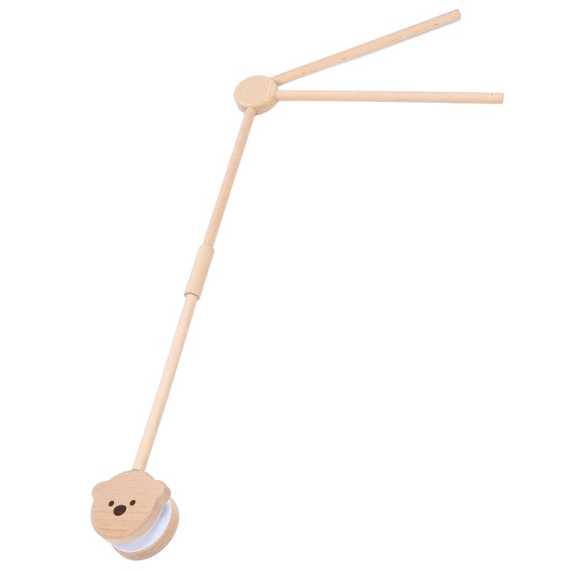 Baby Crib Mobile Arm Wooden Holder Mobile Hanging Attachment Gender Neutral Stuff - Image 5