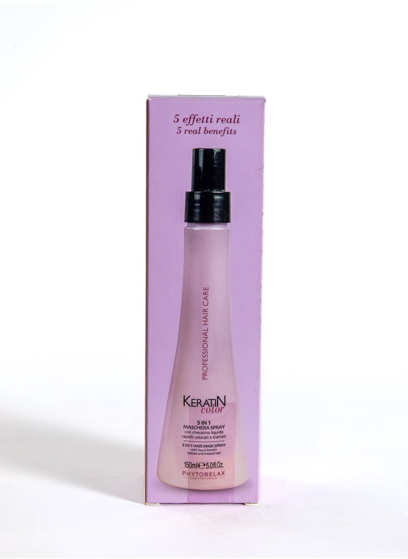 Phytorelax Keratin Spray Mask for Colored Hair 5-in-1 – Comprehensive Protection and Long-Lasting Shine, 150 ml  - Image 2