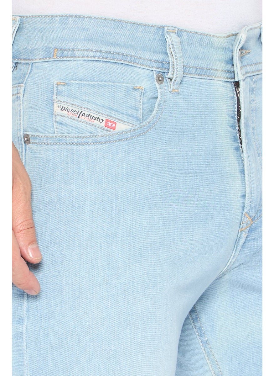 DIESEL Men Skinny Fit 1979 Sleenker Washed Stretchable Jeans, Light Blue  - Image 2
